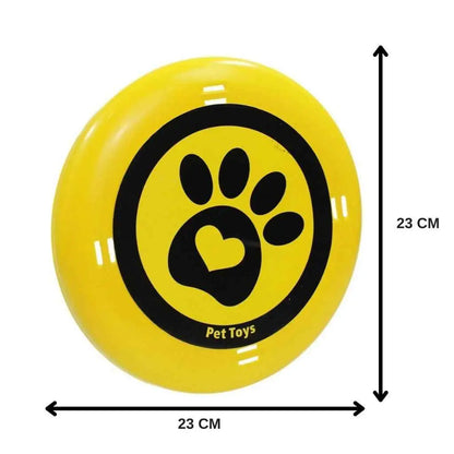 Kit 2 Frisbees Amarelos para Cachorros - Diversão e Exercício | Caprioli Shop - brinquedo para cães