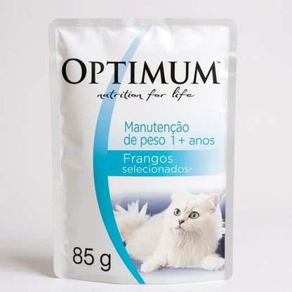 Kit 20 Sachês 40 g Optimum Gato - Saúde Urinária | Caprili Shop - petiscos para gatos - manutenção de peso
