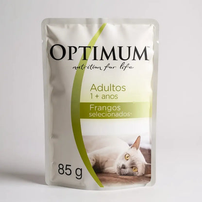 Kit 20 Sachês 40 g Optimum Gato - Saúde Urinária | Caprili Shop - petiscos para gatos - gato adulto