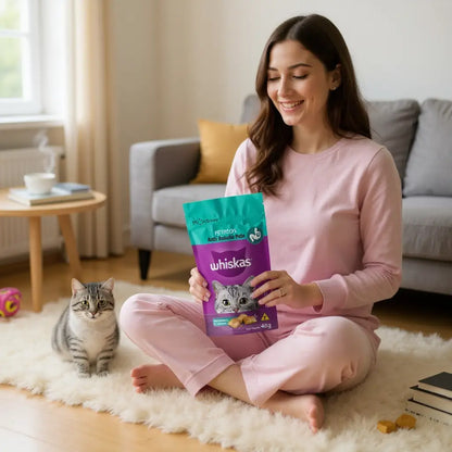 Kit 3un Petisco Whiskas Temptations Gatos - Caprili Shop - petisco para gatos
