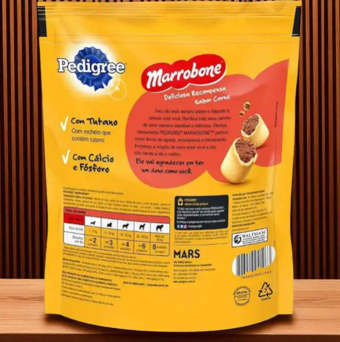 Kit 4 unidades Petisco Biscoito Pedigree Marrobone 500g Sabor e Saúde | Caprioli SHOP petisco para cachorro
