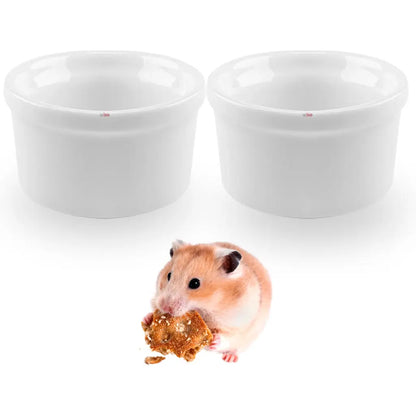 Kit comedouro e bebedouro de porcelana para roedores | Caprili Shop