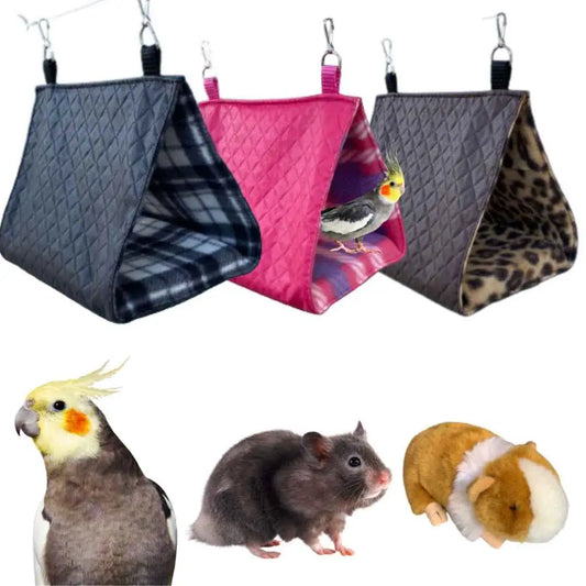 Kit Toquinha Suspensa Premium para Roedores e Pássaros – Conforto Quentinho + Instalação Fácil | Caprioli Shop - Gaiola