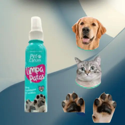 Limpa Patas Spray Higiênizador 120ml Praticidade e Segurança | Caprioli Shop higiene limpeza para cachorro