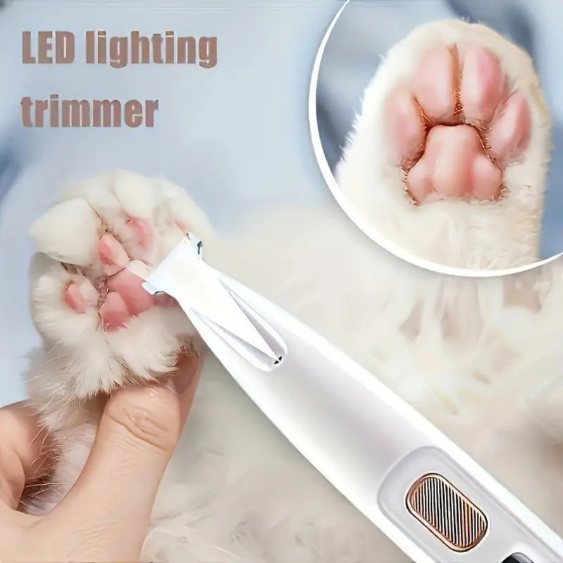 Máquina de Corte Elétrica Pet Silenciosa USB Precisão Pata e Rosto | Caprioli Inter Maquina tosa para gatos