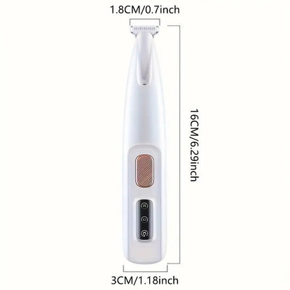 Máquina de Corte Elétrica Pet Silenciosa USB Precisão Pata e Rosto | Caprioli Inter Maquina tosa para gatos
