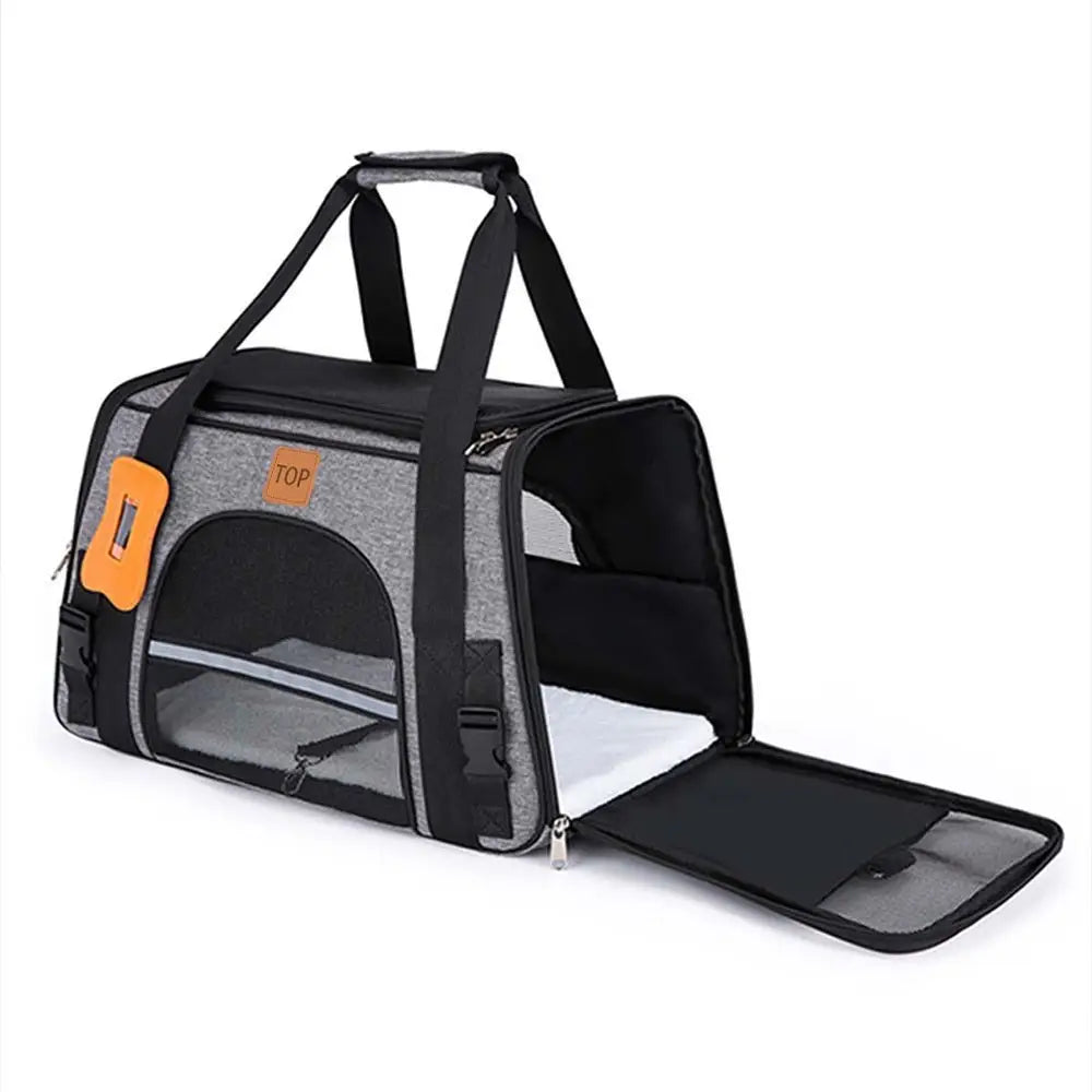 Mochila Luxo para Transporte de Gatos em Avião - Conforto e Estilo | Caprioli Shop - transporte para gatos