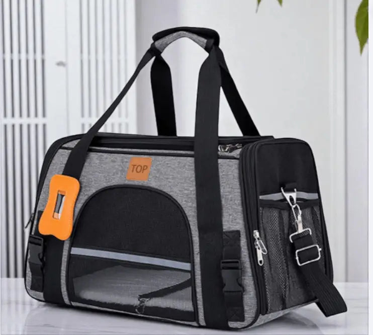 Mochila Luxo para Transporte de Gatos em Avião - Conforto e Estilo | Caprioli Shop - transporte para gatos