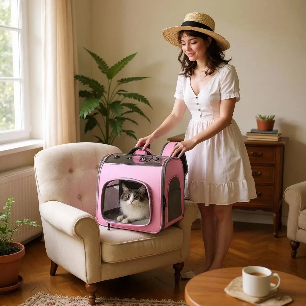 Cat Carrier Backpack - Comfort and Practicality - Caprioli - cat carrier