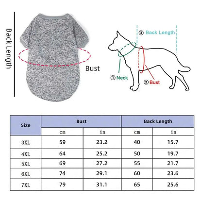 Moletom Elegante para Cães Médios e Grandes | Caprioli Shop Acessórios Pets