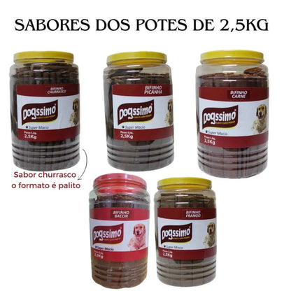 Petisco Bifinho Super Macio para Cães | Caprioli Inter Acessórios Pets