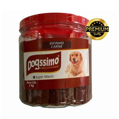Petisco Bifinho Super Macio para Cães | Caprioli Inter Acessórios Pets Carne / 1Kg