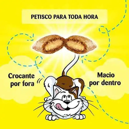 Petisco Dreamies Carne para Gatos Adultos 80g Sabor Premium | Caprioli Shop petisco gatos