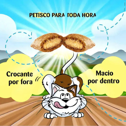 Petisco Dreamies Salmão para Gatos Adultos Crocante 40g | Caprioli Shop