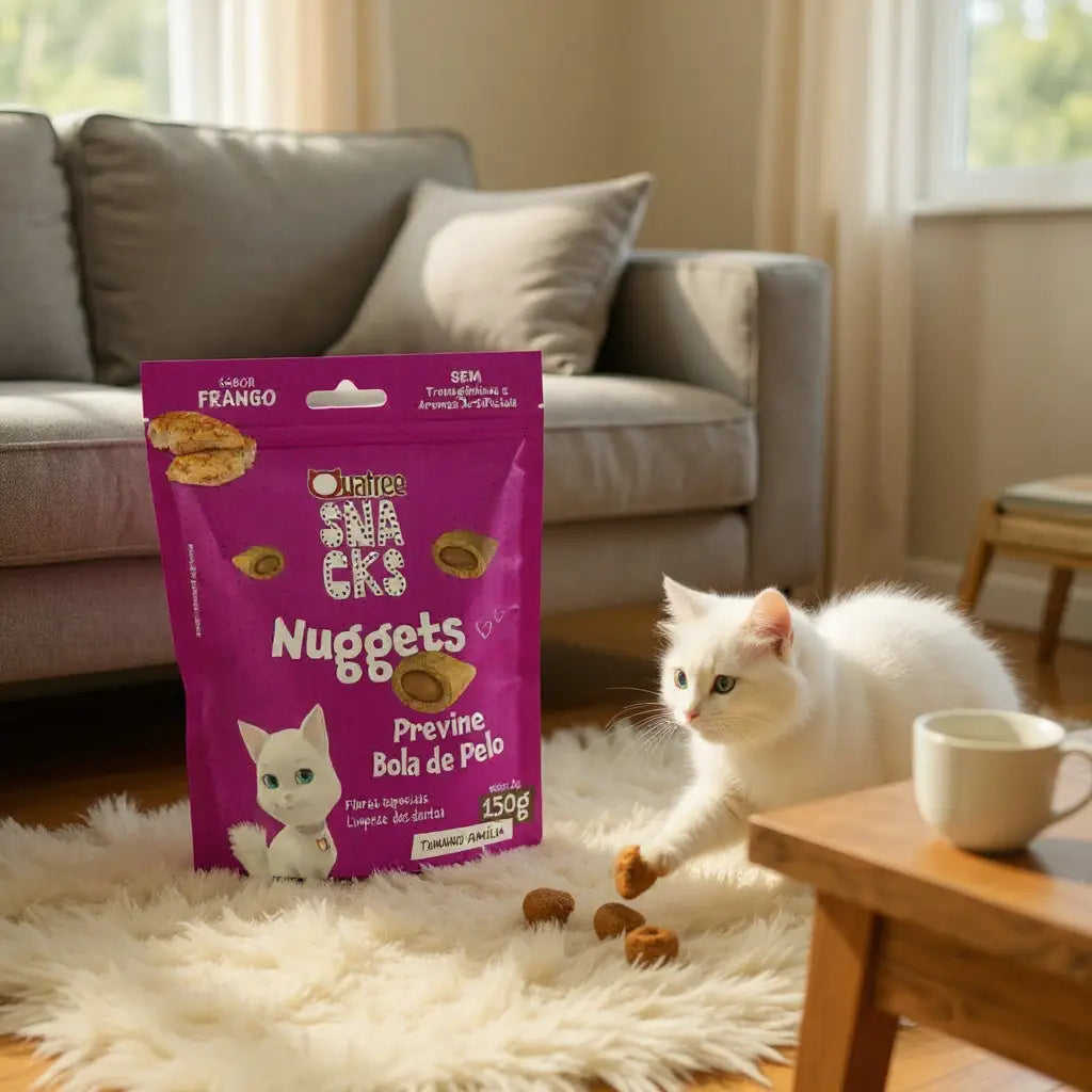 Petisco para Gatos Nuggets Frango 150g | Caprioli Inter petisco gatos