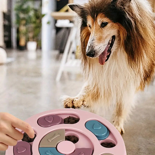 Placa Treinamento Cães Alimentação Lenta + Quebra Cabeça Interativo | Caprioli Inter comedouro para cachorro