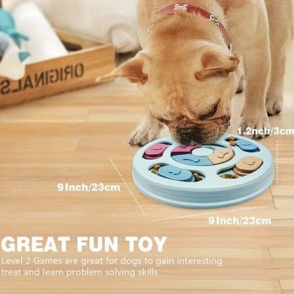 Placa Treinamento Cães Alimentação Lenta + Quebra Cabeça Interativo | Caprioli Inter comedouro para cachorro