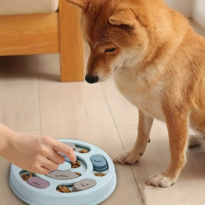 Placa Treinamento Cães Alimentação Lenta + Quebra Cabeça Interativo | Caprioli Inter comedouro para cachorro