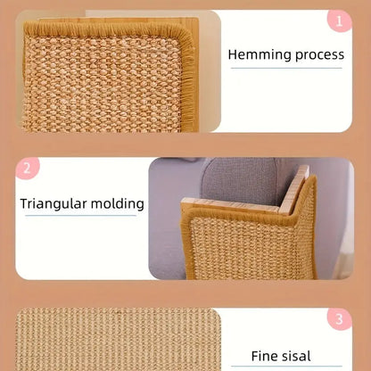 Prancha de Arranhar para Gatos em Sisal Vertical | Caprioli Inter Arranhadores gatos Poste Canto