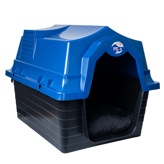 Casinha Para Cachorro N5  + COLCHONETE - AZUL- Caprioli Shop