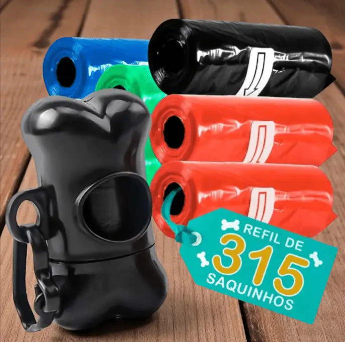 15-pack Poop Bag Refills + Pet Walk Bone Holder | Caprioli Shop