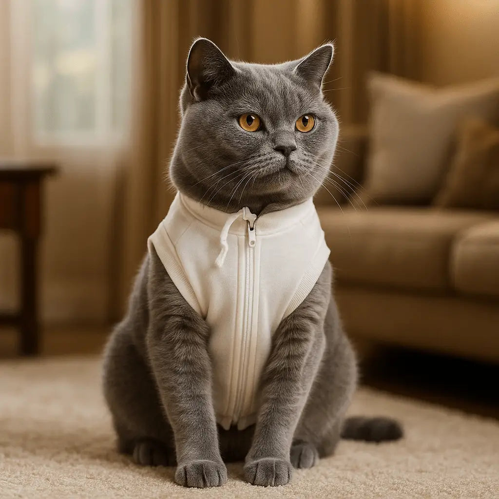 Roupa Cirúrgica Unissex para Gatos - Conforto Premium | Caprioli Shop - roupas e acessórios para gatos