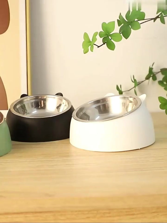 Tigela Inox Oblíqua para Cães e Gatos | Caprioli