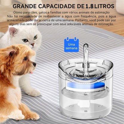 1.8L Automatic Pet Water Fountain with 6 Filters | Caprioli