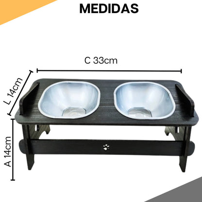 Comedouro Elevado para Pets - Conforto e Estilo | Caprioli