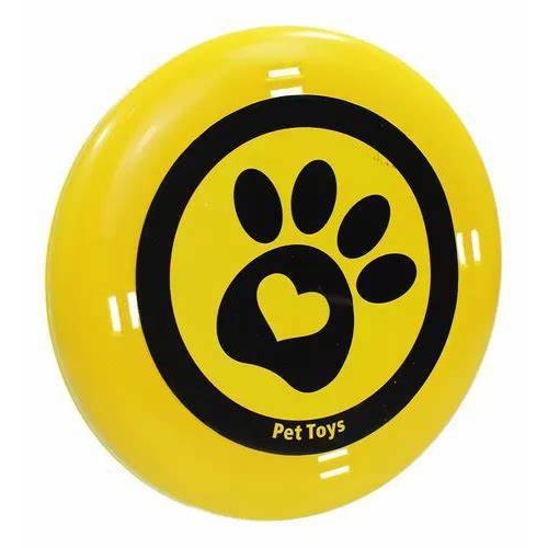 Kit 2 Frisbees Amarelos para Cachorros - Diversão e Exercício | Caprioli