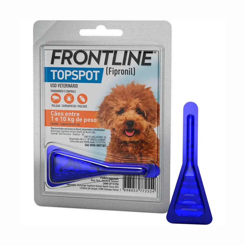 Antipulgas e Carrapatos Frontline Topspot 1 Pipeta 10kg | Caprioli Shop