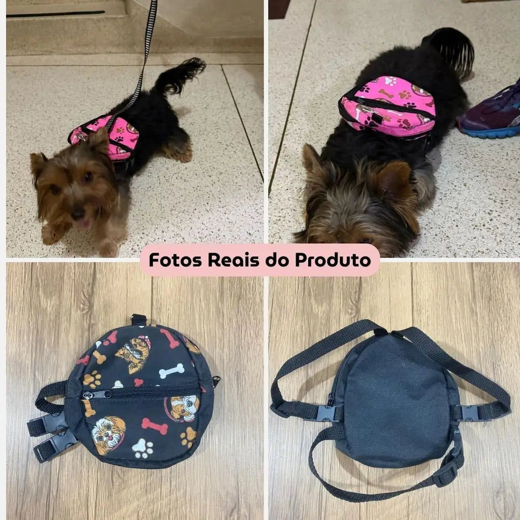 Peitoral Mochila 2 em 1 para Pets Conforto e Estilo | Caprioli Shop