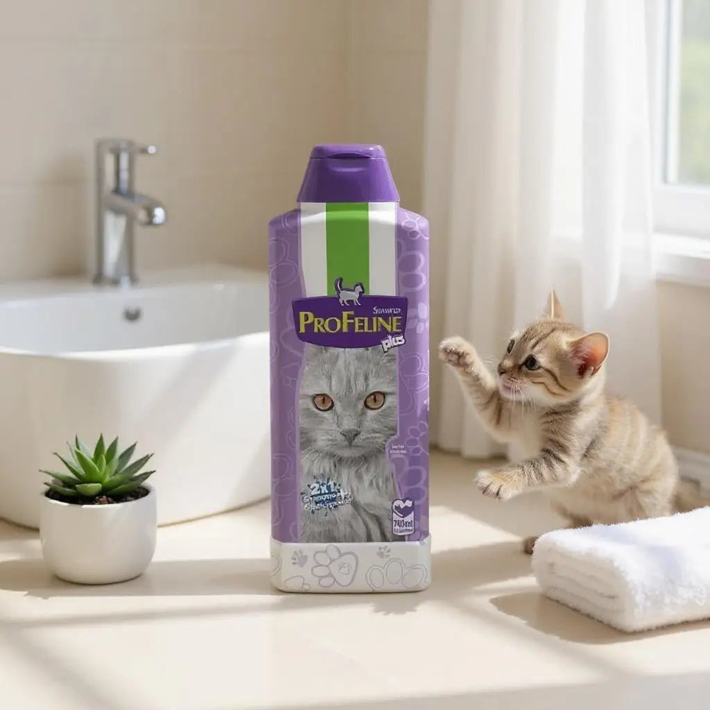 Shampoo 2 em 1 para Gatos Limpeza Suave e Eficaz | Caprioli Shop