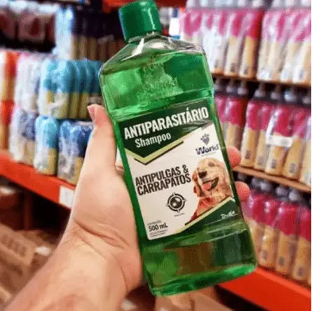 Shampoo Antipulgas e Carrapatos 500ml Proteção Premium | Caprioli Shop shampoo para cachorro