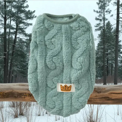 Suéter Fleece Elegante para Pets Conforto e Estilo | Caprioli Inter roupa gato Green / L