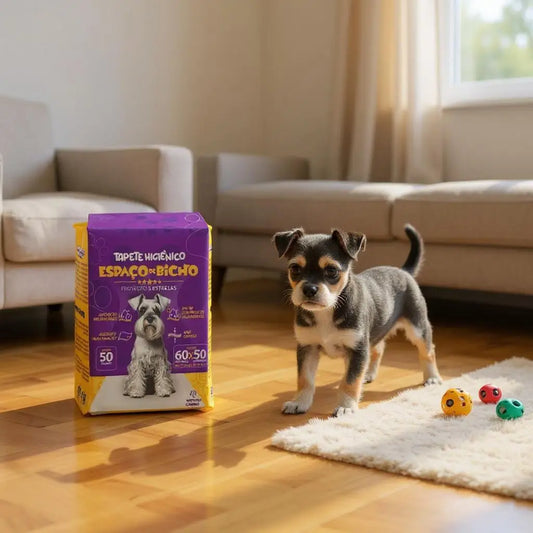 Tapete Higiênico Premium 50x60cm Absorção Rápida Pet | Caprioli Shop tapete higiênico para cachorro