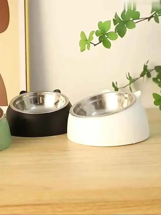 Tigela Inox Oblíqua para Cães e Gatos | Caprioli Shop - comedouro para cachorro
