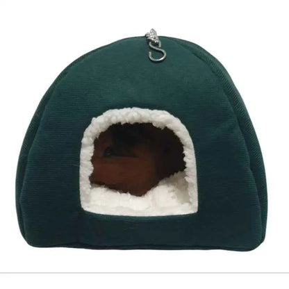 Toca Cabana Pet Premium 20cm - Conforto Sherpa Para Roedores | Caprioli Shop - Casinha para animais pequenos