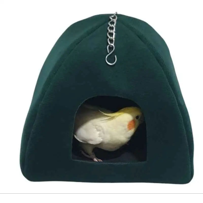 Toca Cabana Rede Aves Pequenas 23CM - Conforto Pet Premium + Versátil | Caprioli Shop - Casinha Para Aves Pequenas