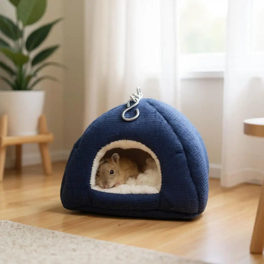 Toca Casinha Caminha Hamster 12cm Pelúcia | Caprioli Shop para animais pequenos