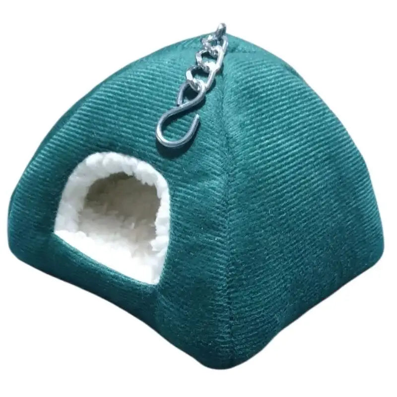 Toca Casinha Caminha Hamster 12cm Pelúcia | Caprioli Shop para animais pequenos Verde