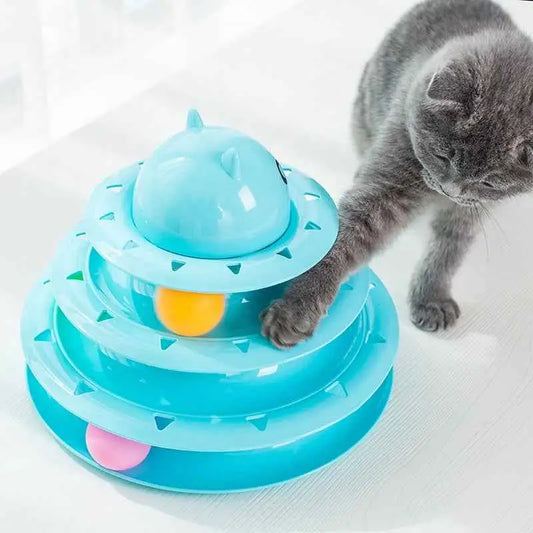 Torre Interativa para Gatos - Diversão e Estímulo | Caprioli Shop - brinquedos para gatos