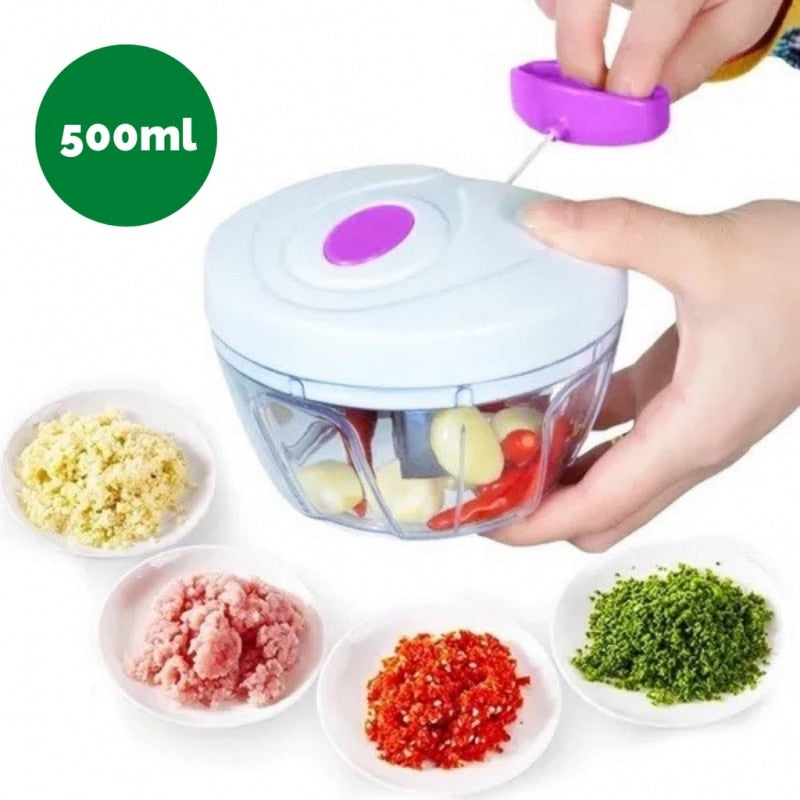 Mini Processador Triturador de alimentos manual